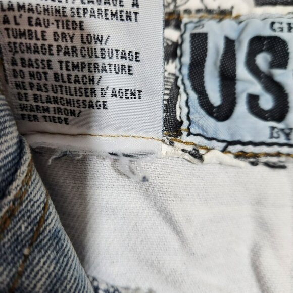 Vtg Get Used By Elie High Waisted Jeans-Size 29-Streetwear-Hip Hop-1992 - Picture 11 of 13